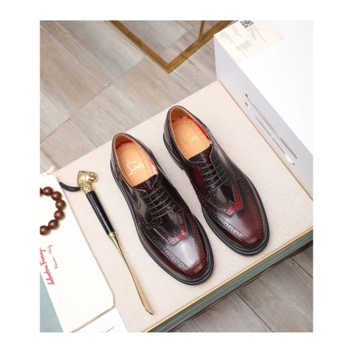 Christian Louboutin leather shoes 037,Oxfords,Christian Louboutin Sneakers,Luxury Shoes
