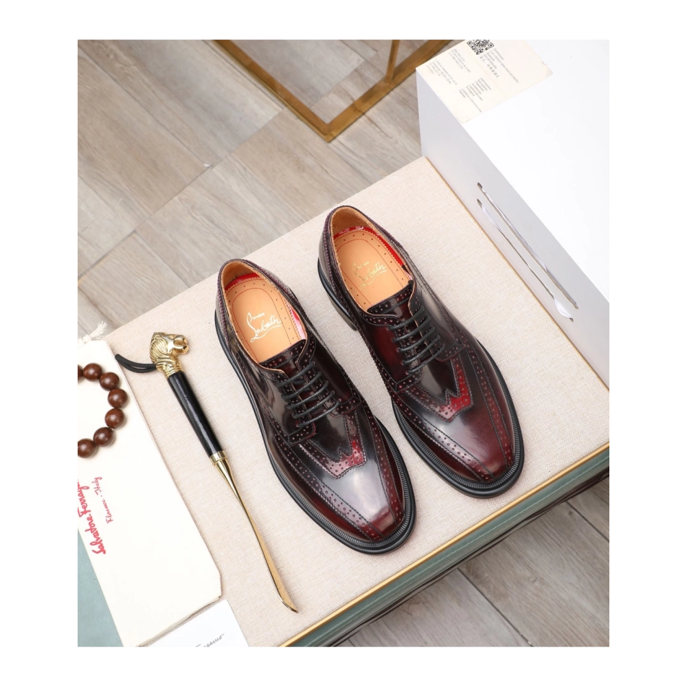 Christian Louboutin leather shoes 037,Oxfords,Christian Louboutin Sneakers,Luxury Shoes