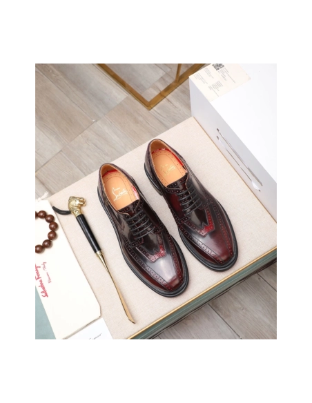 Christian Louboutin leather shoes 037,Oxfords,Christian Louboutin Sneakers,Luxury Shoes