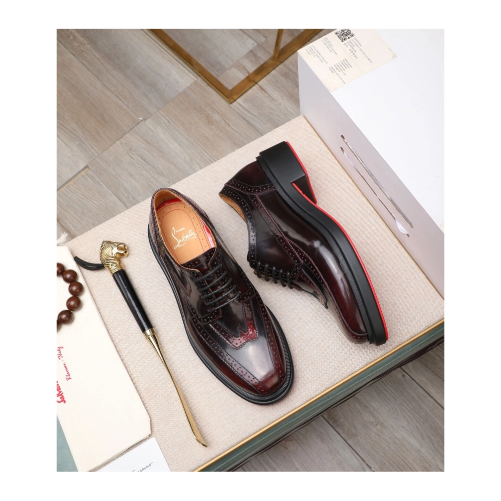 Christian Louboutin leather shoes 037,Oxfords,Christian Louboutin Sneakers,Luxury Shoes