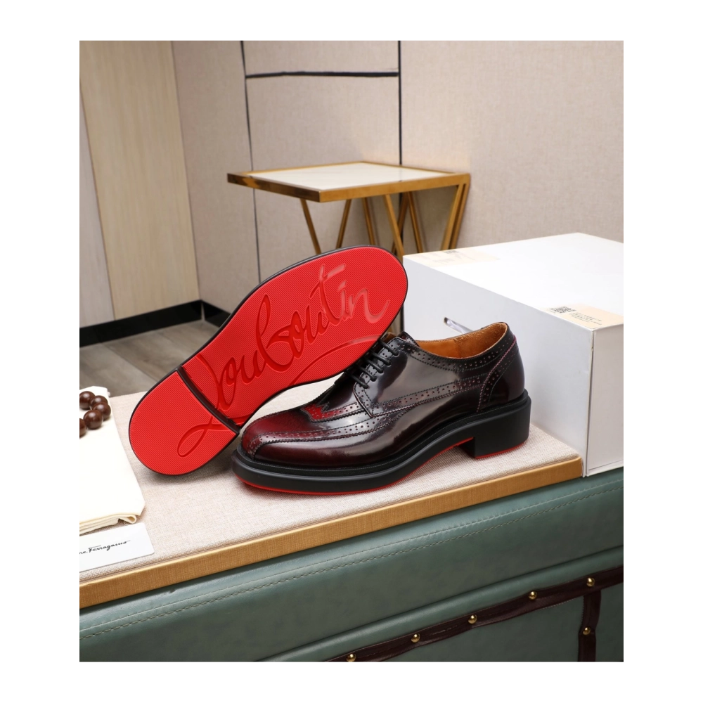 Christian Louboutin leather shoes 037,Oxfords,Christian Louboutin Sneakers,Luxury Shoes