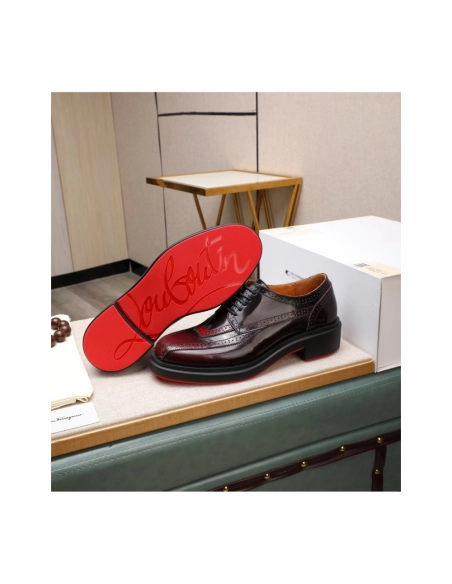 Christian Louboutin leather shoes 037,Oxfords,Christian Louboutin Sneakers,Luxury Shoes
