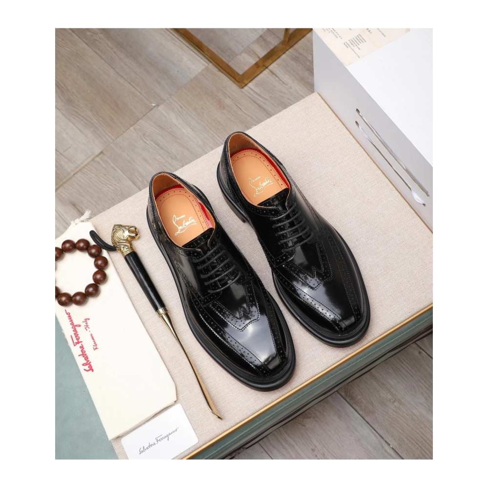 Christian Louboutin leather shoes 038,Oxfords,Christian Louboutin Sneakers,Luxury Shoes