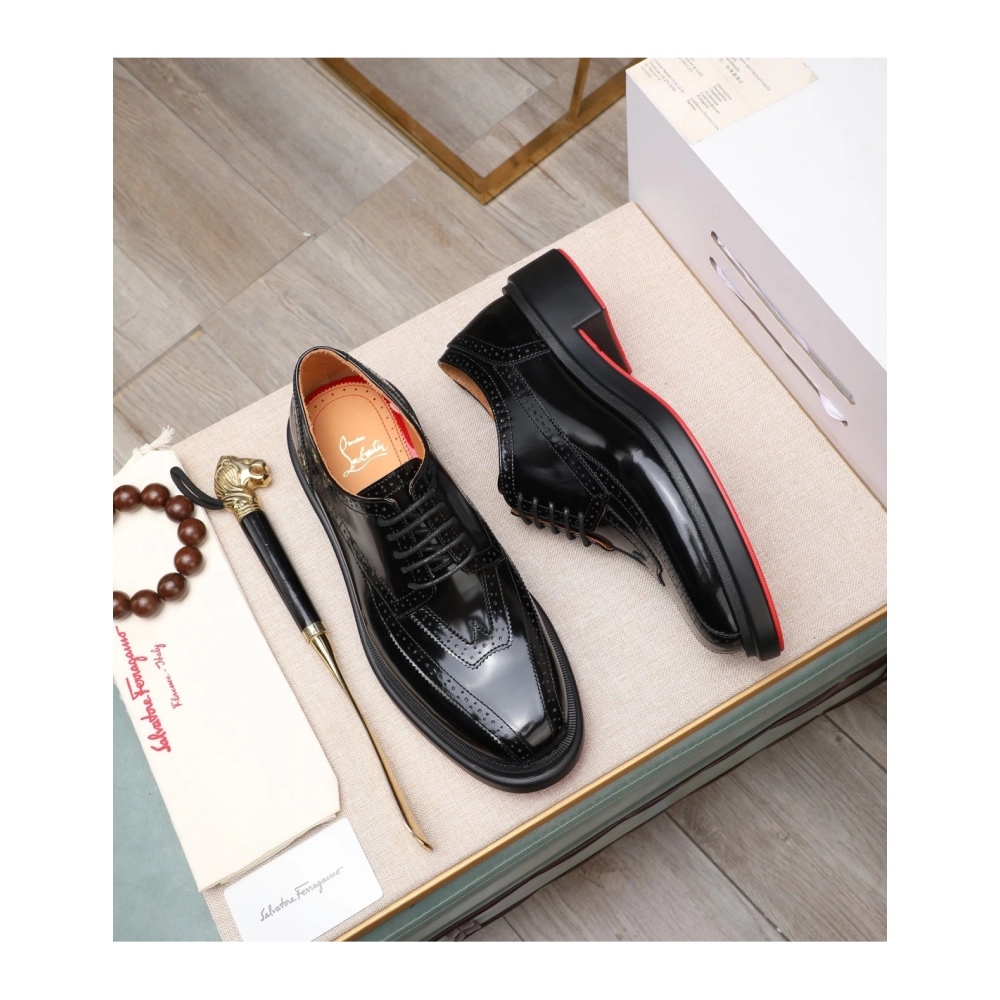 Christian Louboutin leather shoes 038,Oxfords,Christian Louboutin Sneakers,Luxury Shoes