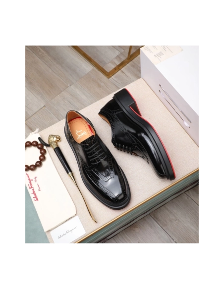 Christian Louboutin leather shoes 038,Oxfords,Christian Louboutin Sneakers,Luxury Shoes