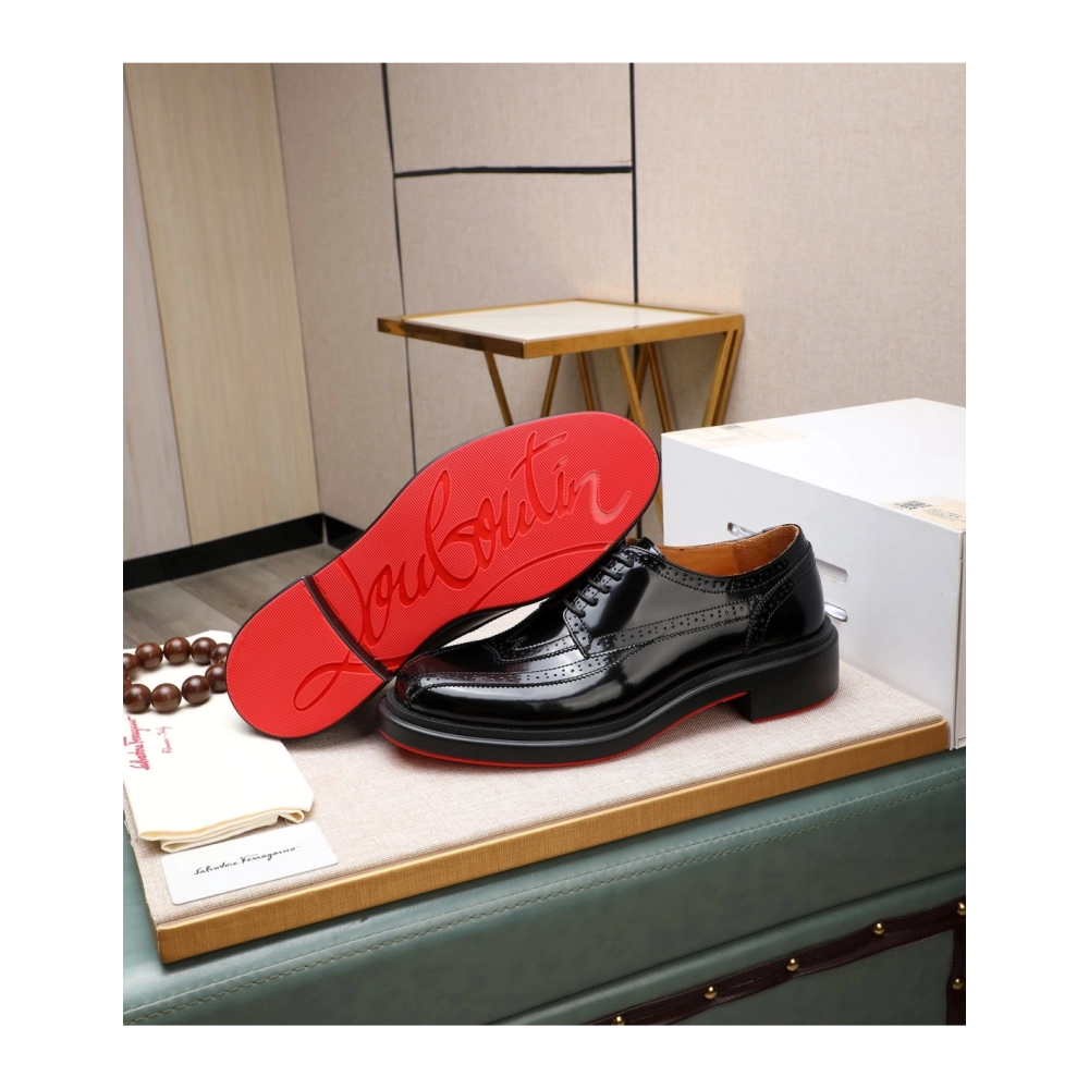 Christian Louboutin leather shoes 038,Oxfords,Christian Louboutin Sneakers,Luxury Shoes