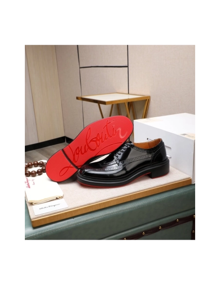 Christian Louboutin leather shoes 038,Oxfords,Christian Louboutin Sneakers,Luxury Shoes