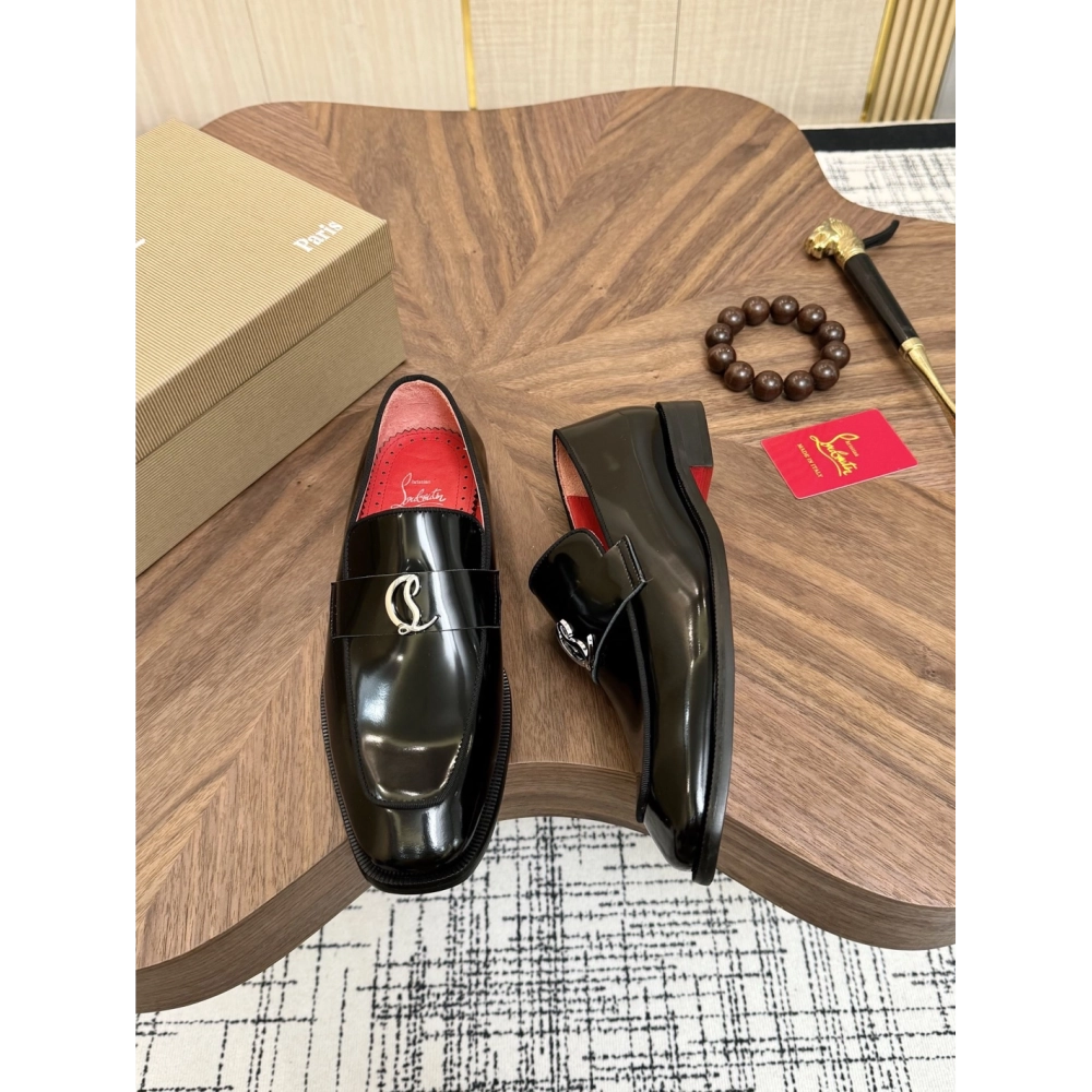 Christian Louboutin leather shoes 070,Oxfords,Christian Louboutin Sneakers,Luxury Shoes