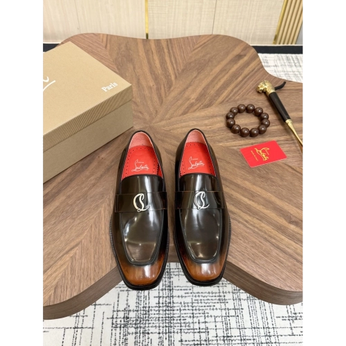 Christian Louboutin leather shoes 071,Oxfords,Christian Louboutin Sneakers,Luxury Shoes