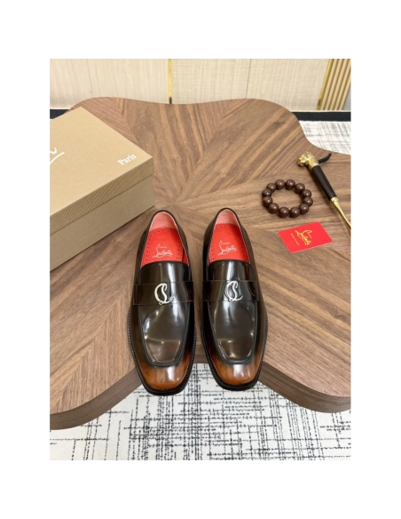 Christian Louboutin leather shoes 071,Oxfords,Christian Louboutin Sneakers,Luxury Shoes