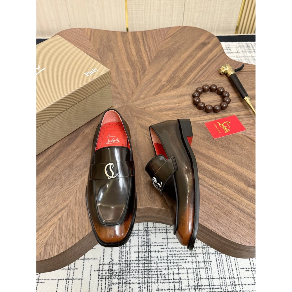 Christian Louboutin leather shoes 071,Oxfords,Christian Louboutin Sneakers,Luxury Shoes