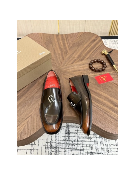 Christian Louboutin leather shoes 071,Oxfords,Christian Louboutin Sneakers,Luxury Shoes