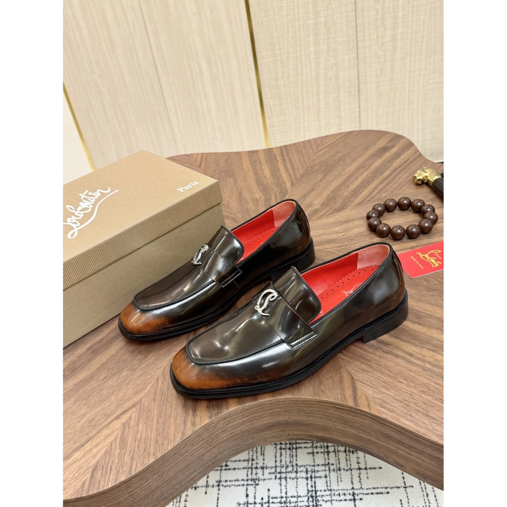 Christian Louboutin leather shoes 071,Oxfords,Christian Louboutin Sneakers,Luxury Shoes
