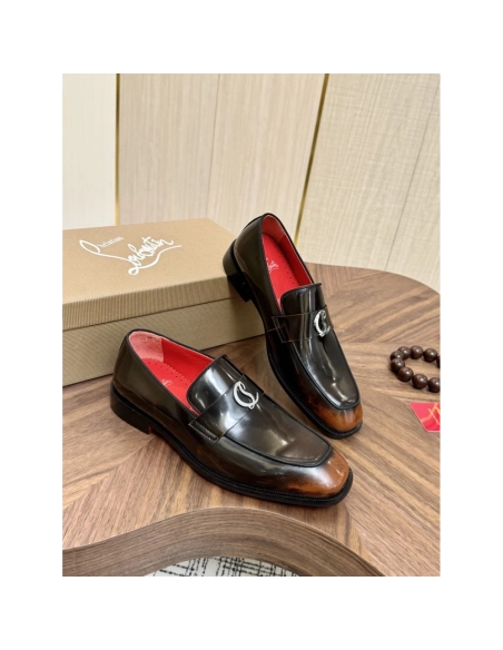 Christian Louboutin leather shoes 071,Oxfords,Christian Louboutin Sneakers,Luxury Shoes