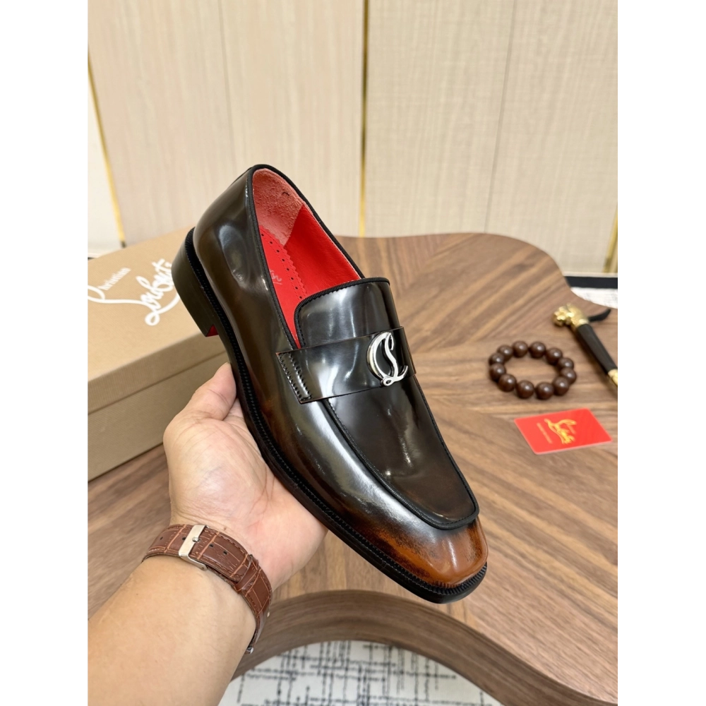 Christian Louboutin leather shoes 071,Oxfords,Christian Louboutin Sneakers,Luxury Shoes