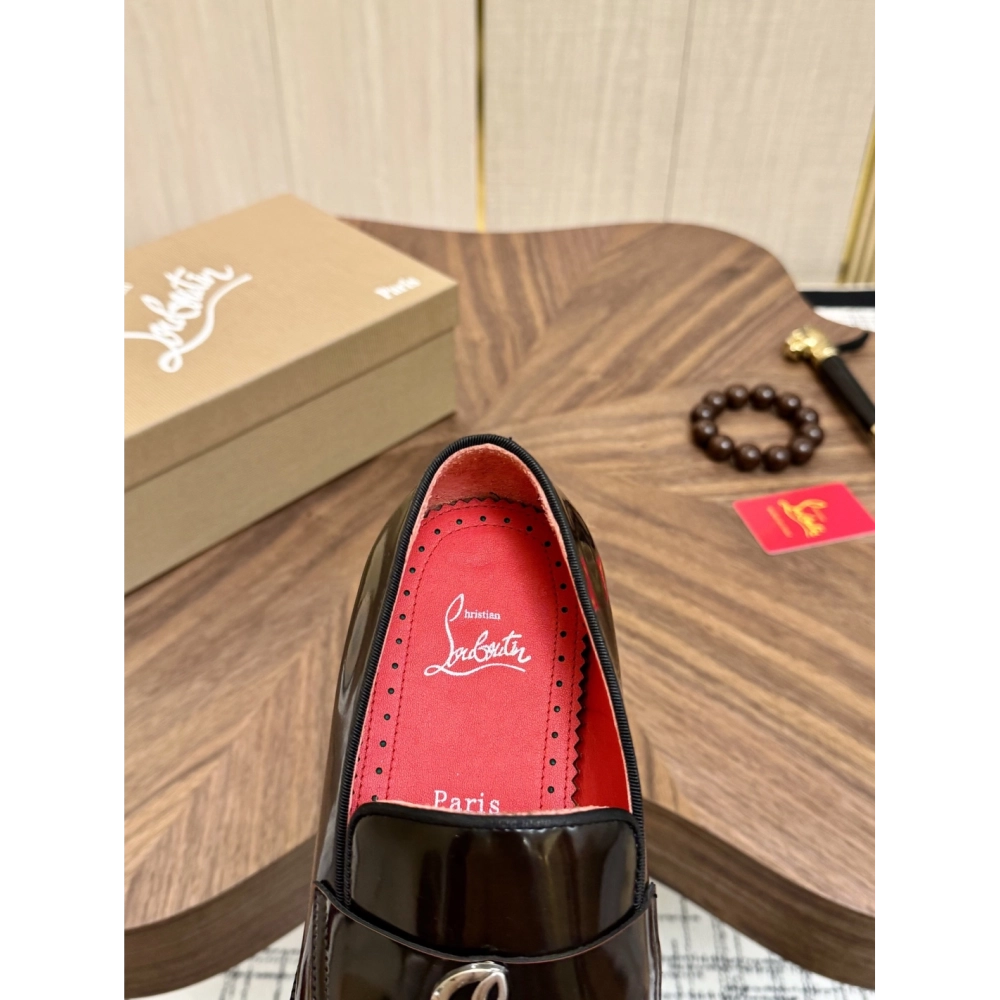 Christian Louboutin leather shoes 071,Oxfords,Christian Louboutin Sneakers,Luxury Shoes