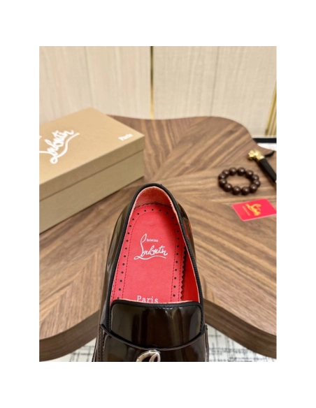 Christian Louboutin leather shoes 071,Oxfords,Christian Louboutin Sneakers,Luxury Shoes