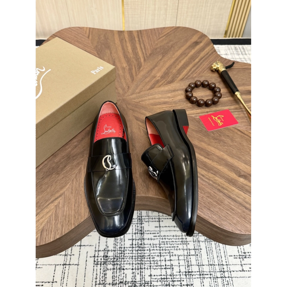 Christian Louboutin leather shoes 072,Oxfords,Christian Louboutin Sneakers,Luxury Shoes