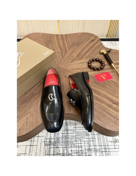 Christian Louboutin leather shoes 072,Oxfords,Christian Louboutin Sneakers,Luxury Shoes