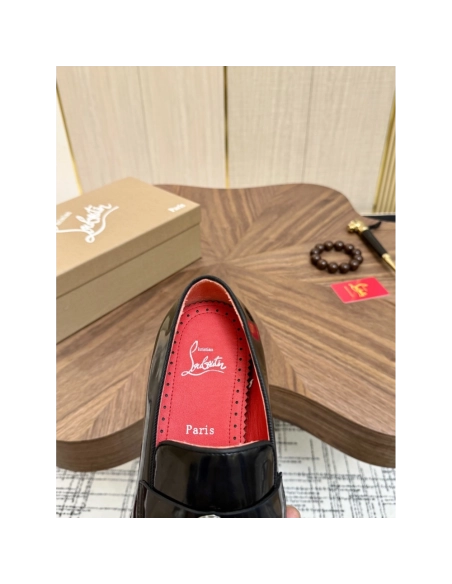 Christian Louboutin leather shoes 072,Oxfords,Christian Louboutin Sneakers,Luxury Shoes