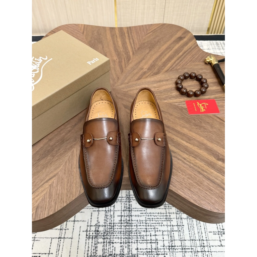 Christian Louboutin leather shoes 073,Oxfords,Christian Louboutin Sneakers,Luxury Shoes