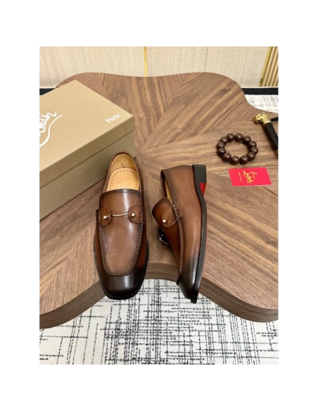 Christian Louboutin leather shoes 073,Oxfords,Christian Louboutin Sneakers,Luxury Shoes