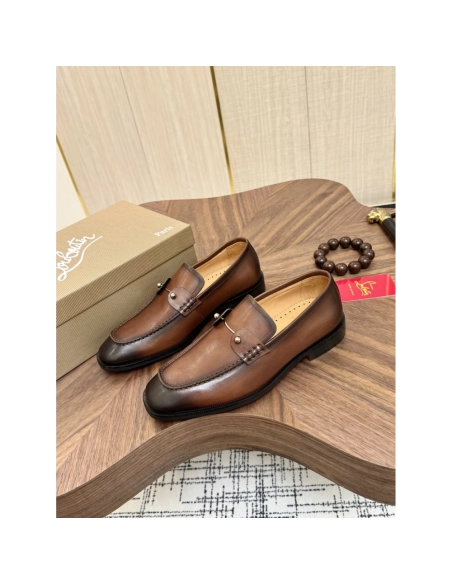 Christian Louboutin leather shoes 073,Oxfords,Christian Louboutin Sneakers,Luxury Shoes