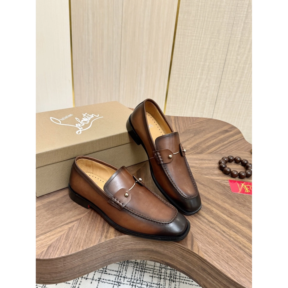 Christian Louboutin leather shoes 073,Oxfords,Christian Louboutin Sneakers,Luxury Shoes