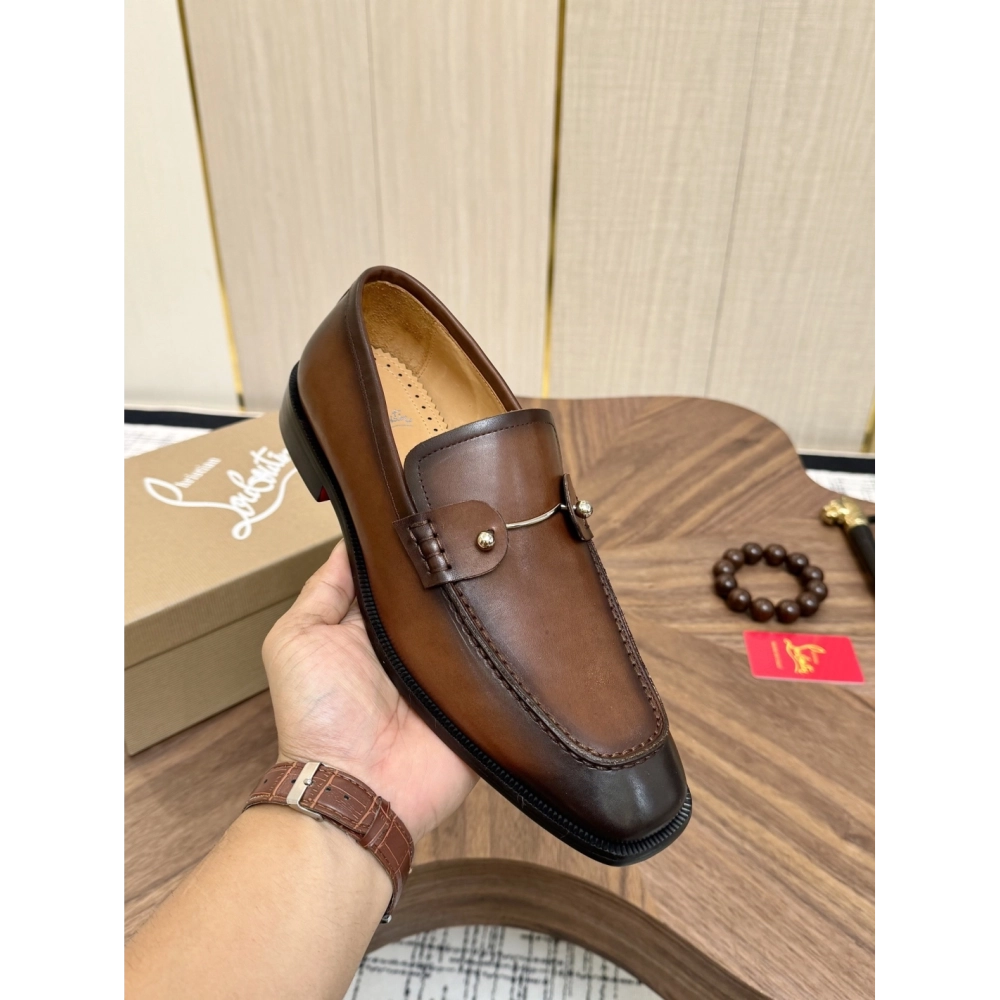 Christian Louboutin leather shoes 073,Oxfords,Christian Louboutin Sneakers,Luxury Shoes