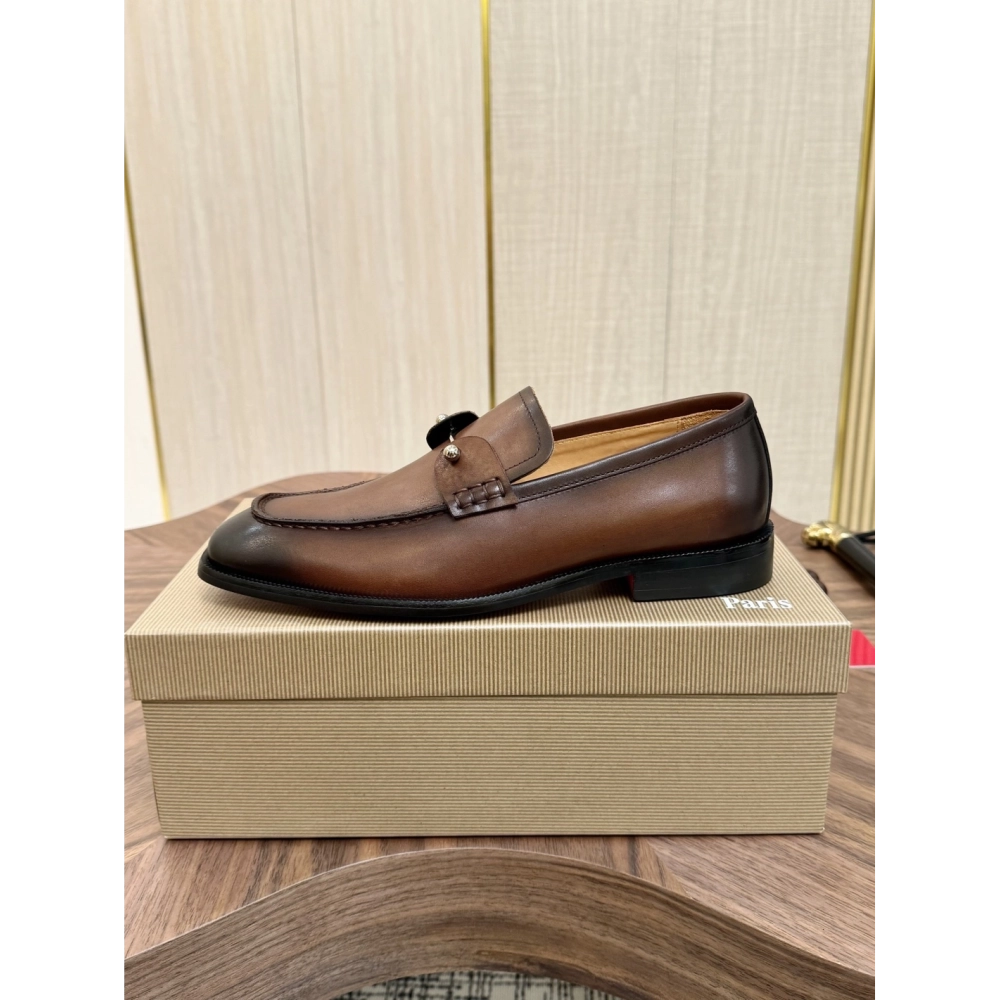 Christian Louboutin leather shoes 073,Oxfords,Christian Louboutin Sneakers,Luxury Shoes