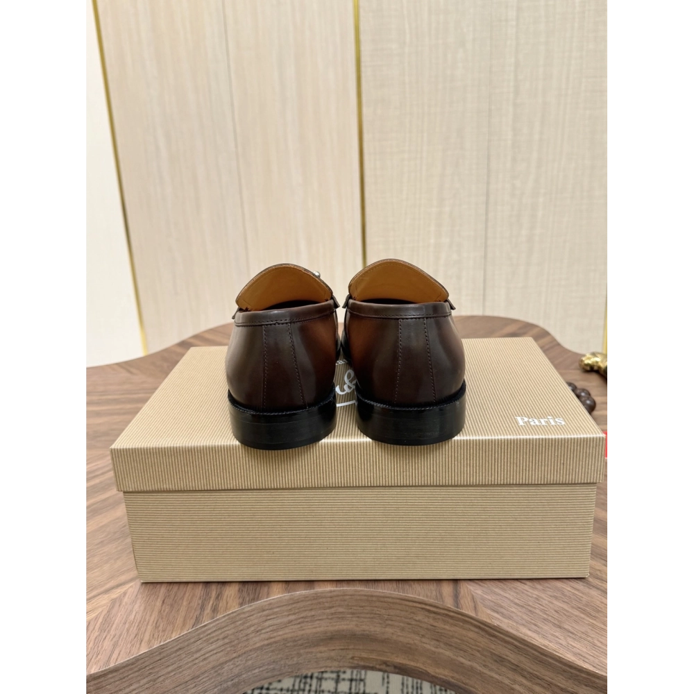 Christian Louboutin leather shoes 073,Oxfords,Christian Louboutin Sneakers,Luxury Shoes
