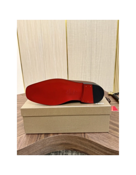 Christian Louboutin leather shoes 073,Oxfords,Christian Louboutin Sneakers,Luxury Shoes