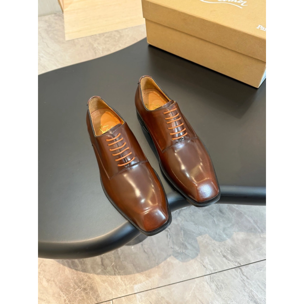 Christian Louboutin leather shoes 100,Oxfords,Christian Louboutin Sneakers,Luxury Shoes