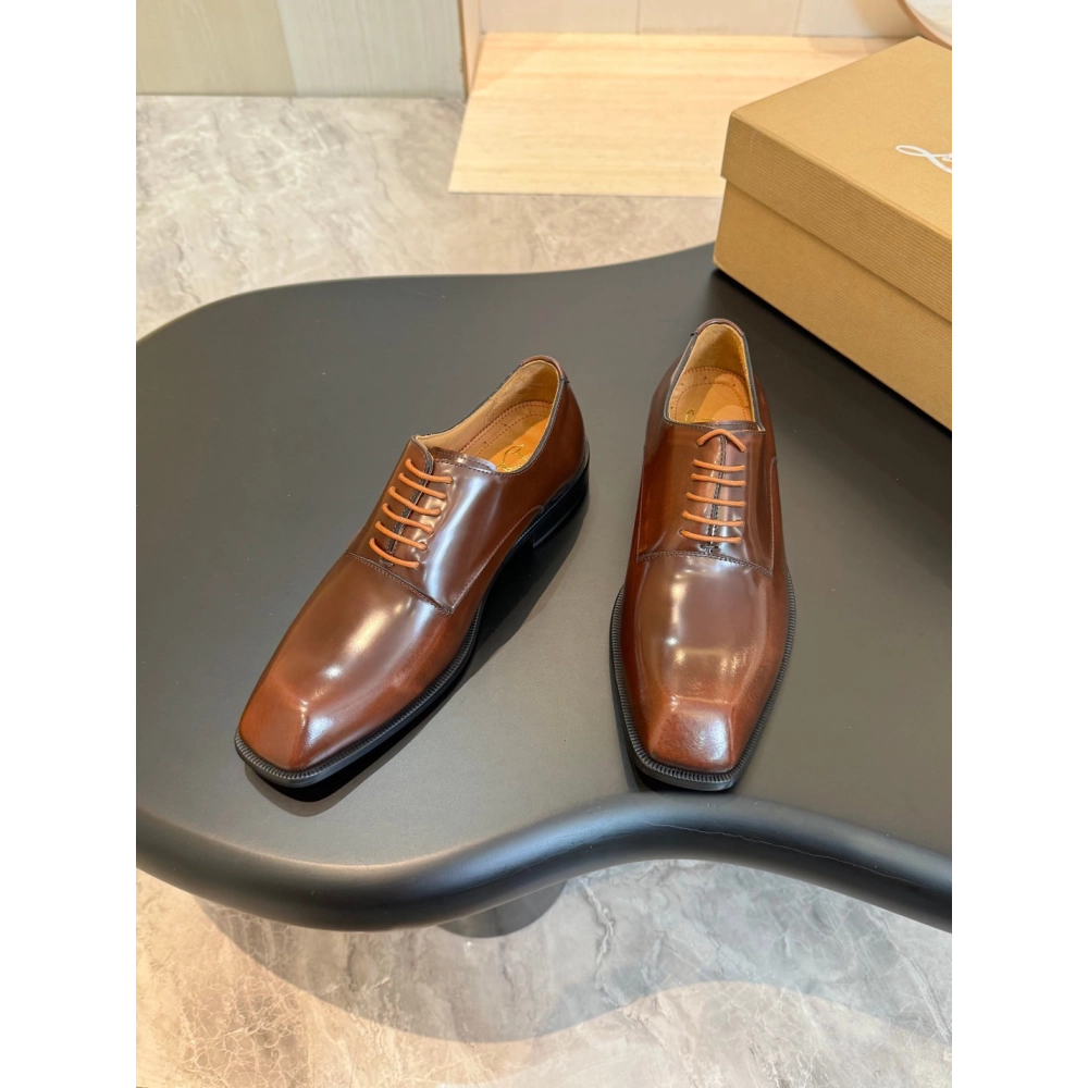Christian Louboutin leather shoes 100,Oxfords,Christian Louboutin Sneakers,Luxury Shoes