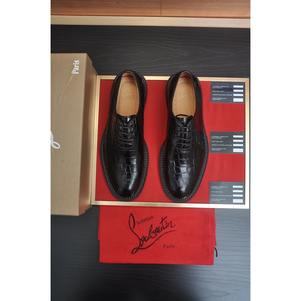 Christian Louboutin leather shoes 024,Oxfords,Christian Louboutin Sneakers,Luxury Shoes