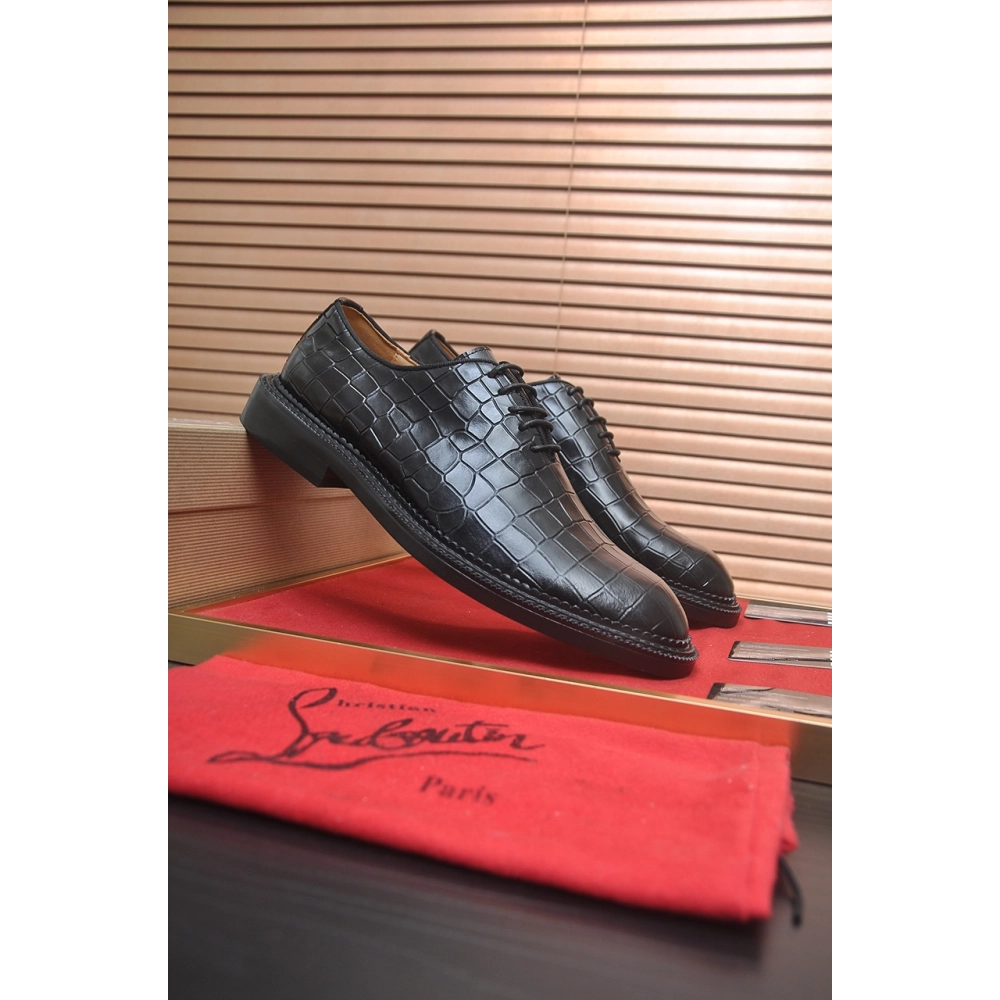 Christian Louboutin leather shoes 024,Oxfords,Christian Louboutin Sneakers,Luxury Shoes