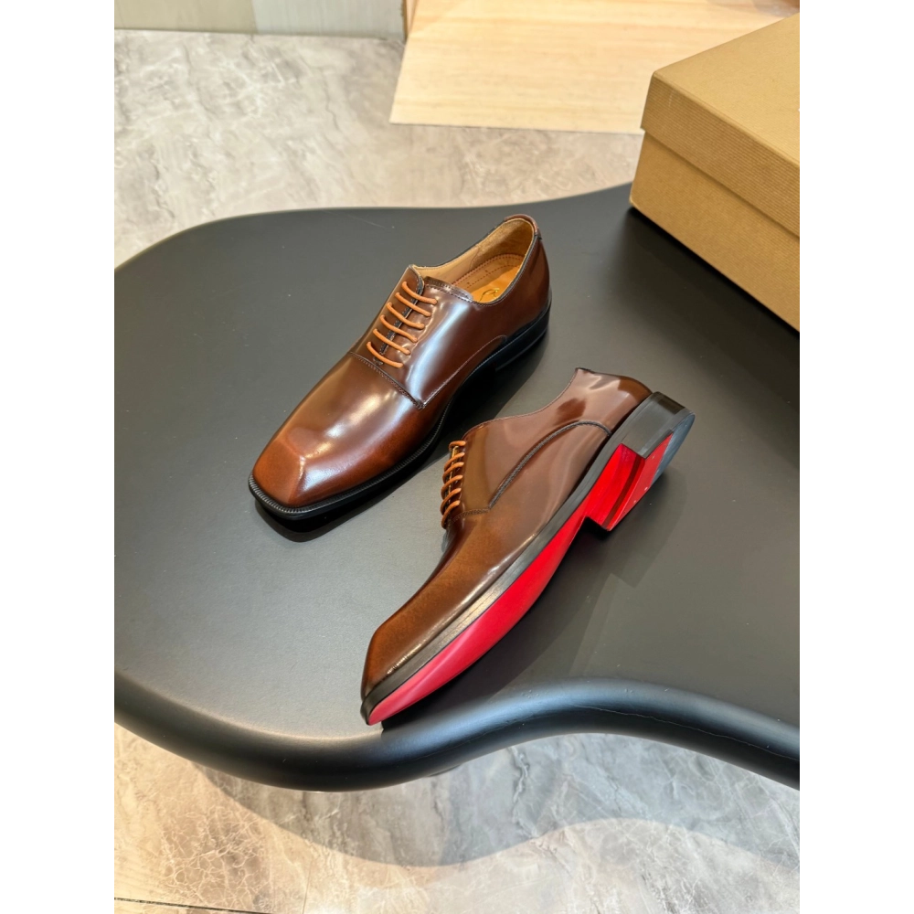 Christian Louboutin leather shoes 100,Oxfords,Christian Louboutin Sneakers,Luxury Shoes