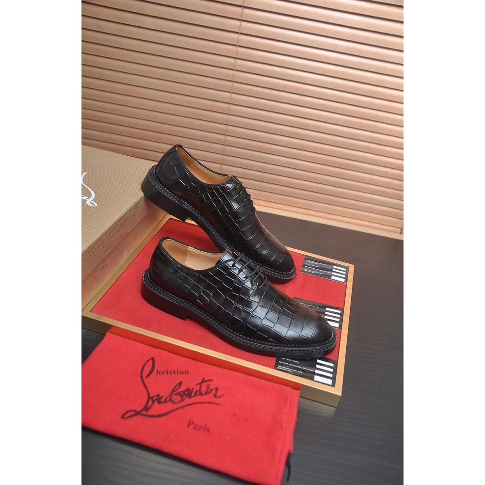 Christian Louboutin leather shoes 024,Oxfords,Christian Louboutin Sneakers,Luxury Shoes