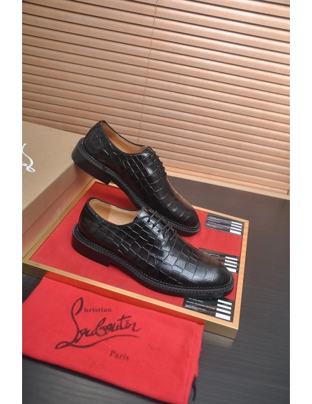 Christian Louboutin leather shoes 024,Oxfords,Christian Louboutin Sneakers,Luxury Shoes