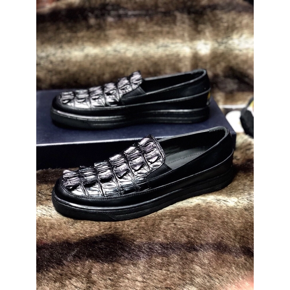 Prada leather shoes 096,PRADA SNEAKERS,Luxury Shoes