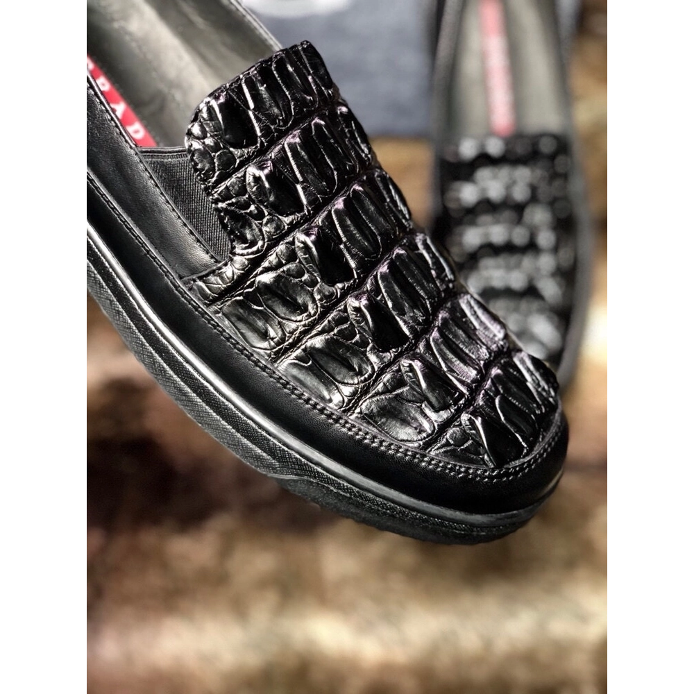 Prada leather shoes 096,PRADA SNEAKERS,Luxury Shoes