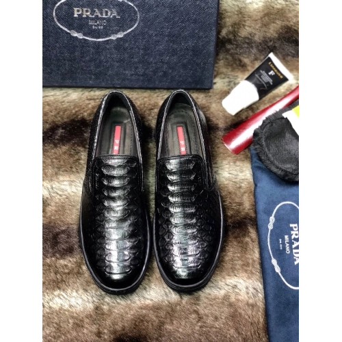 Prada leather shoes 097,PRADA SNEAKERS,Luxury Shoes