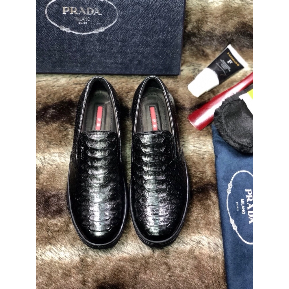 Prada leather shoes 097,PRADA SNEAKERS,Luxury Shoes