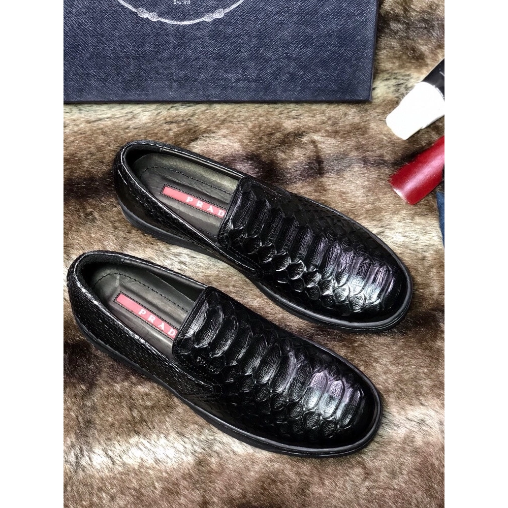 Prada leather shoes 097,PRADA SNEAKERS,Luxury Shoes