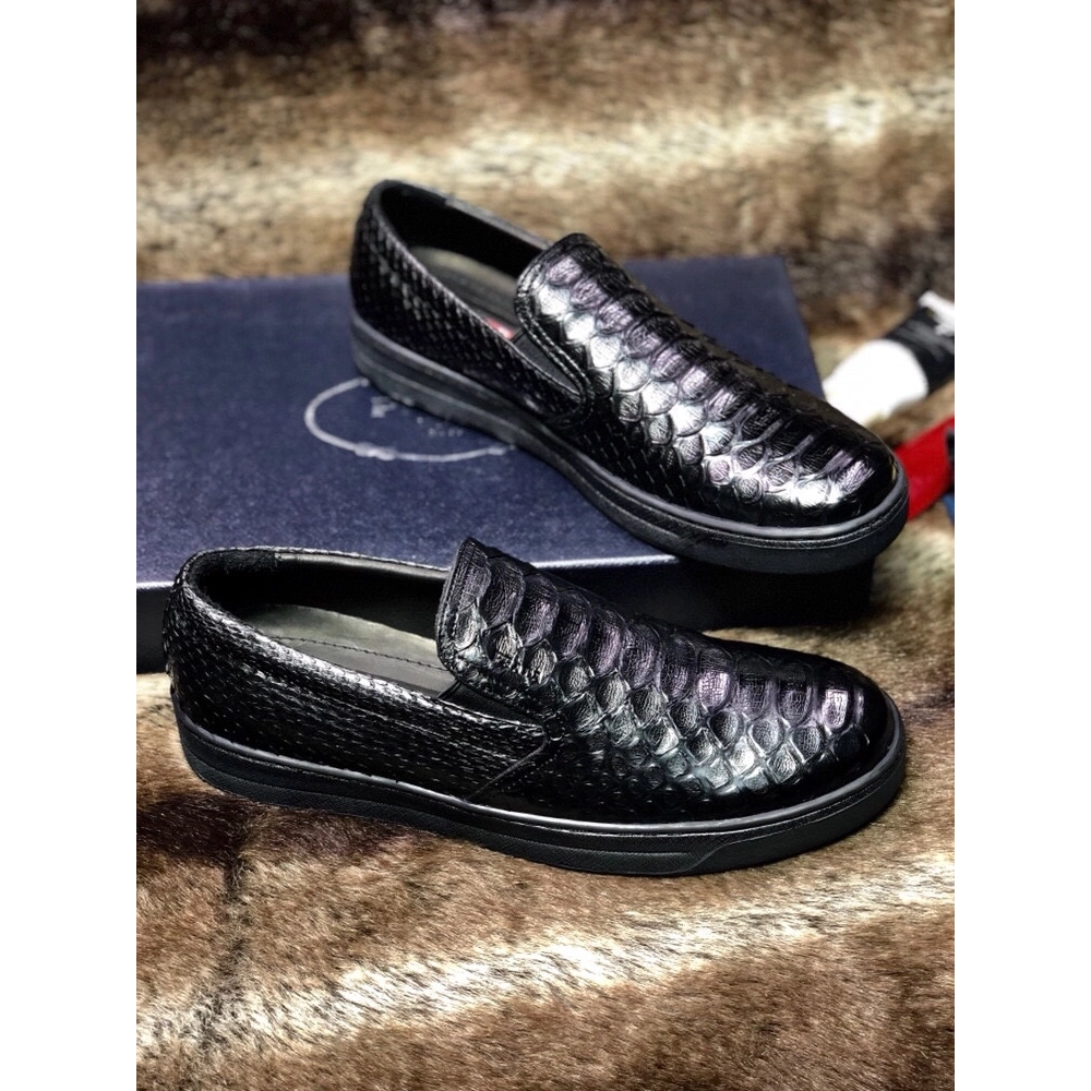 Prada leather shoes 097,PRADA SNEAKERS,Luxury Shoes