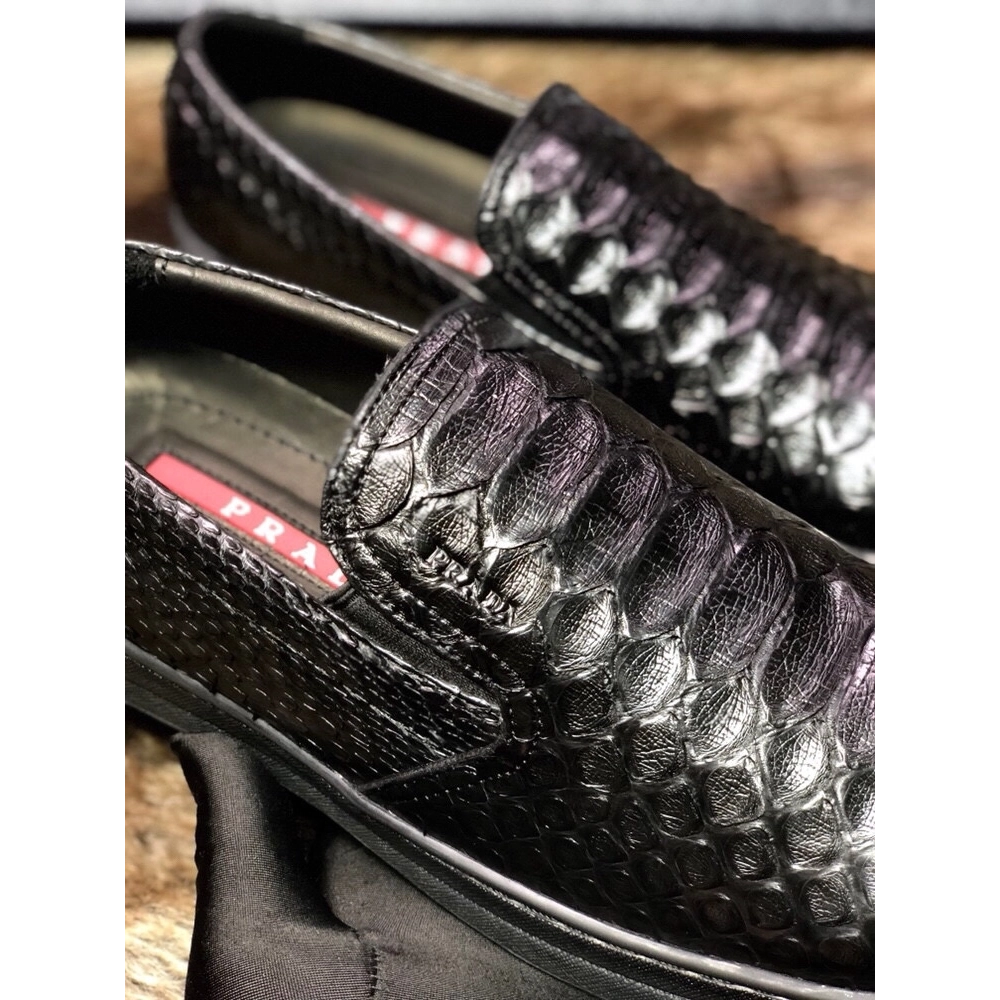 Prada leather shoes 097,PRADA SNEAKERS,Luxury Shoes