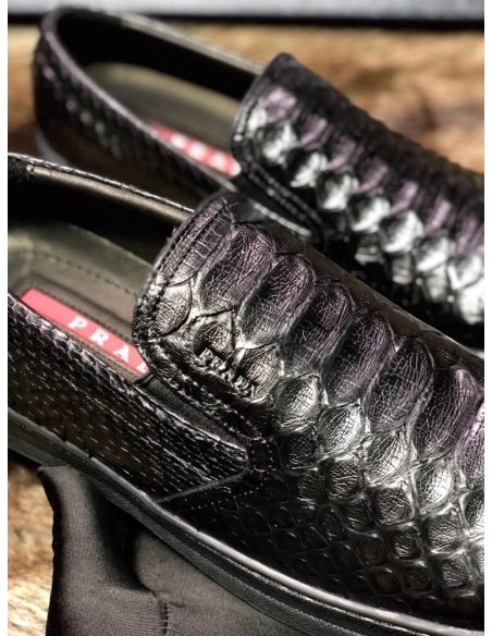 Prada leather shoes 097,PRADA SNEAKERS,Luxury Shoes