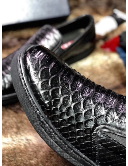 Prada leather shoes 097,PRADA SNEAKERS,Luxury Shoes