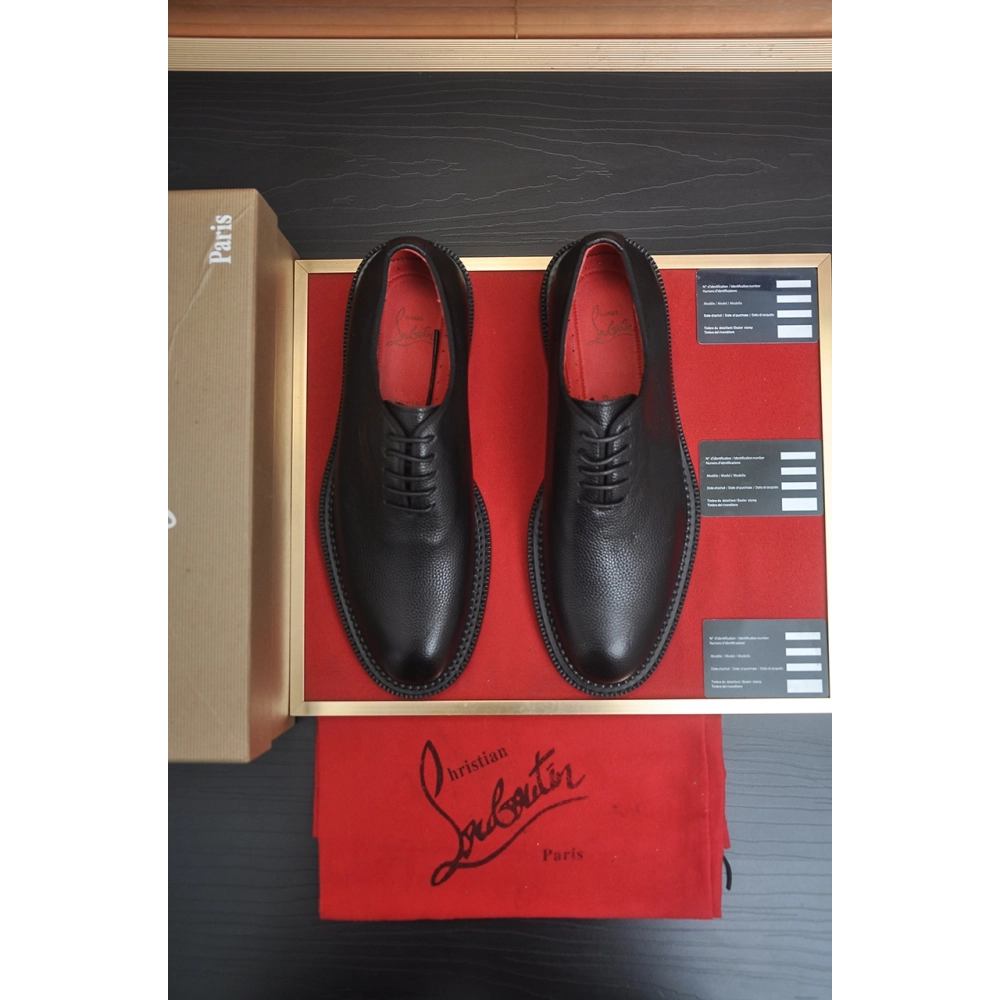 Christian Louboutin leather shoes 027,Oxfords,Christian Louboutin Sneakers,Luxury Shoes