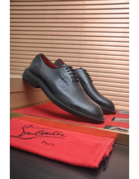 Christian Louboutin leather shoes 027,Oxfords,Christian Louboutin Sneakers,Luxury Shoes